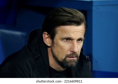 Saint Petersburg, Russia, 20 October 2022: Football. Russian Cup 2022-2023. Zenit FC - FC Krylia Sovetov. Head Coach Sergei Semak