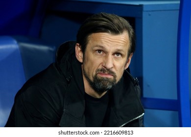 Saint Petersburg, Russia, 20 October 2022: Football. Russian Cup 2022-2023. Zenit FC - FC Krylia Sovetov. Head Coach Sergei Semak