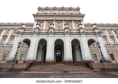 Saint Petersburg, Russia - 2021.03.16 - Mariinsky Palace 