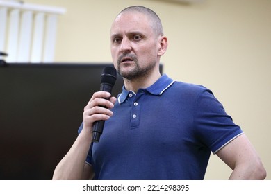 Saint Petersburg, Russia - 2022.10.15 - Russian Left-wing Political Activist Sergei Udaltsov 