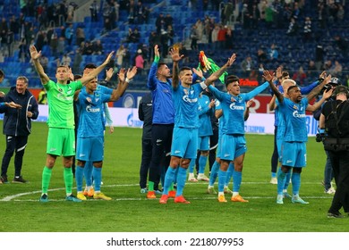 Saint Petersburg, Russia, 24 October 2022: Football. Russian Premier League 2022-2023. Zenit FC - FC Sochi. Player Dejan Lovren