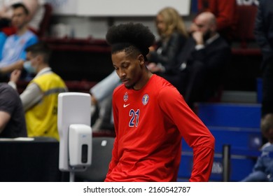 Saint Petersburg, Russia - 25 May 2022: Basketball. Final Of The VTB United League Season 20212022, BC Zenit Vs CSKA. Player Of The Basketball Club Will Clyburn