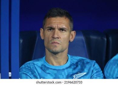 Saint Petersburg, Russia, 31 August 2022: Football. Russian Cup 2022-2023. Zenit FC - FC Fakel. Player Dejan Lovren