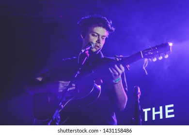 Saint Petersburg, Russia - April 6, 2019: The Retuses Concert, Indie Folk Show In Club AURORA Concert Hall