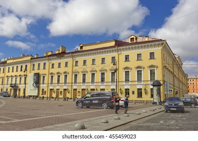 SAINT PETERSBURG, RUSSIA - JULY 11, 2016: Building Of Mikhaylovsky Theatre, One Of Oldest Russian Opera And Ballet Houses