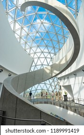 Saint Petersburg, USA - Jun 16, 2018: Inside View Of The Salvador Dali Museum In St Petersburg