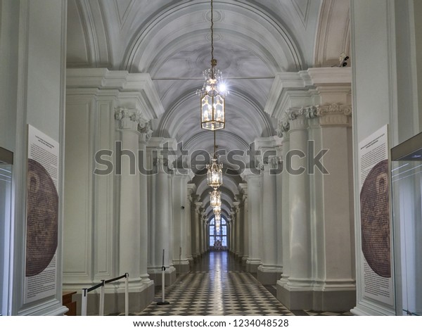 Saint Petersburgrussia 11102018 Interiors Winter Palace Stock