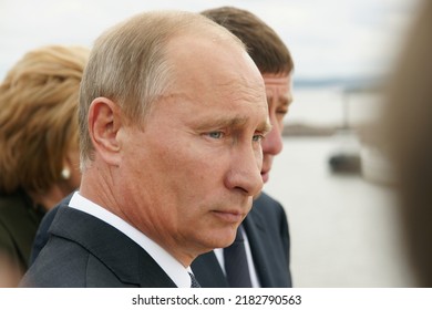 Saint Petersburg-Russia - 16.06.2022: President Of The Russian Federation Vladimir Putin.