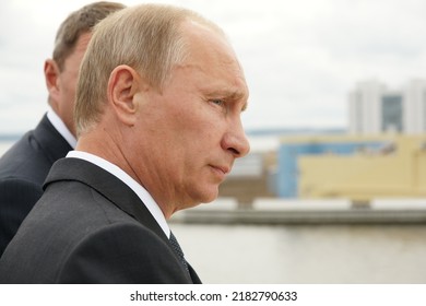 Saint Petersburg-Russia - 16.06.2022: President Of The Russian Federation Vladimir Putin.