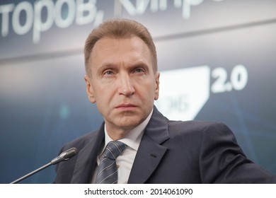 Saint Petersburg-Russia-06.06.2021: First Deputy Prime Minister Of The Russian Federation Igor Shuvalov.   