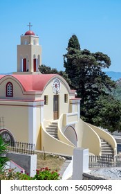 Saint Thomas Apostle Church In Monolithos Village, Rhodes Island, Greece