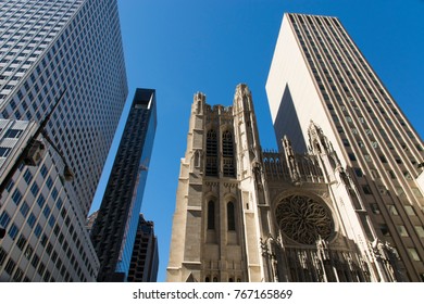 Saint Thomas Church Fifth Avenue. NYC. USA