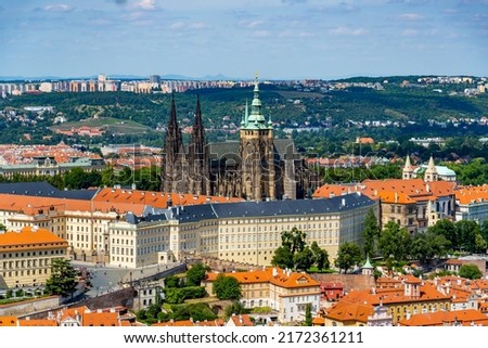 Saint Vitus Cathedral, iconic landmark in Prague, Czech Republic