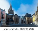 Saint-Andre collegiate church, second largest religious building in Dauphine capital, Grenoble, France