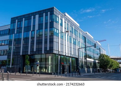 Saint-Denis La Plaine, France - July 3, 2022: Exterior View Of The Building Housing The Headquarters Of The Haute Autorité De Santé (HAS), The French Independent Public Health Authority