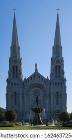 Sainte Anne De Beaupré, Canada - September 2019: Basilica Of Sainte-Anne-de-Beaupré