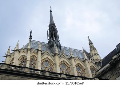 Sainte Chapelle In Paris, Famous Gothic Chapel