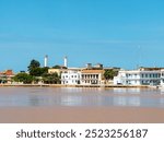 Saint-Louis and the Senegal River on a sunny afternoon