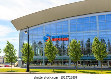 Saint-Petersburg, Russia - June 19, 2019: SIBUR ARENA. Concert And Sports Complex