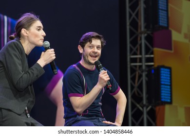 Saint-Petersburg, Russia. May 18, 2019.Actor And Musician Iwan Rheon At The Comic Con Festivals In St. Petersburg, Russia.