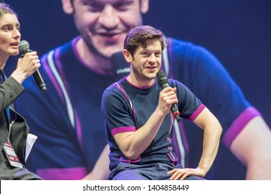 Saint-Petersburg, Russia. May 18, 2019.Actor And Musician Iwan Rheon At The Comic Con Festivals In St. Petersburg, Russia.