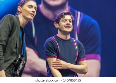 Saint-Petersburg, Russia. May 18, 2019.Actor And Musician Iwan Rheon At The Comic Con Festivals In St. Petersburg, Russia.