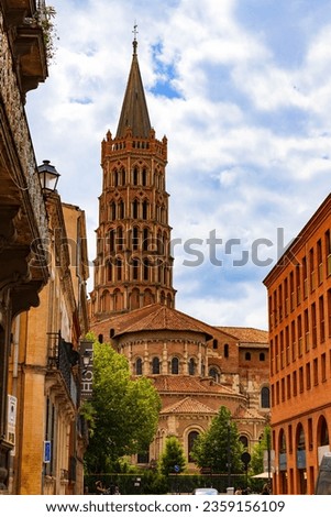 Saint-Sernin Basilica in Toulouse, France