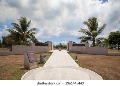 Saipan, USA - June 15 2017: American Memorial Park