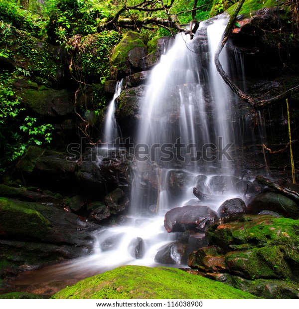 Saitip Waterfall Pusoidao Thailand Stock Photo 116038900 | Shutterstock