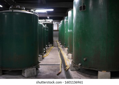 Sake Fermentation Tank Made Of Iron
