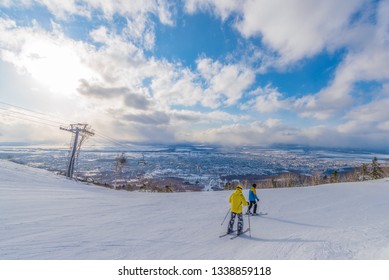 Sakhalin Island. Ski Mountaineering, Eastern Edge Of Russia