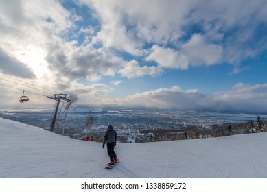 Sakhalin Island. Ski Mountaineering, Eastern Edge Of Russia