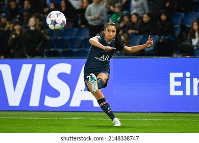 Sakina Karchaoui Of PSG During The Football Match Between Paris Saint-Germain (PSG) And FC Bayern Munich (Munchen) On March 30, 2022 At Parc Des Princes Stadium In Paris, France.