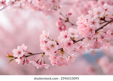 Flores de Sakura, un símbolo atemporal de amor, belleza y nuevos comienzos. Perfecto para fondos románticos y estéticos.