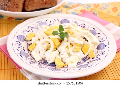 Salad of eggs