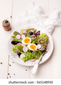 salad with eggs