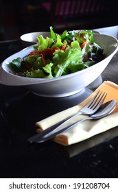 salad on the table