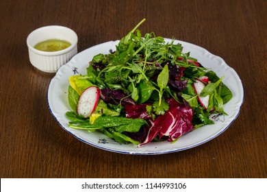 Salad With Raddish And Herbs