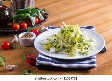 salad with ribbons of zucchini - Powered by Shutterstock