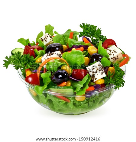 Similar – Image, Stock Photo Salad to go Lettuce bowl