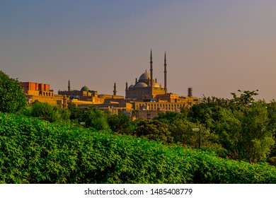 Salah El Din Castle And Mohamed Ali Basha Mosque In Cairo Egypt