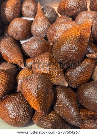 Salak Snake Fruit Texture Background