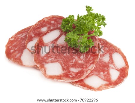 air-dried sausages Food