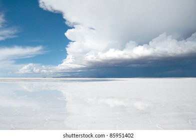 Salar De Uyuni, Salt Flat In Bolivia