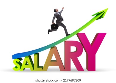 Salary Increase Concept With Businessman