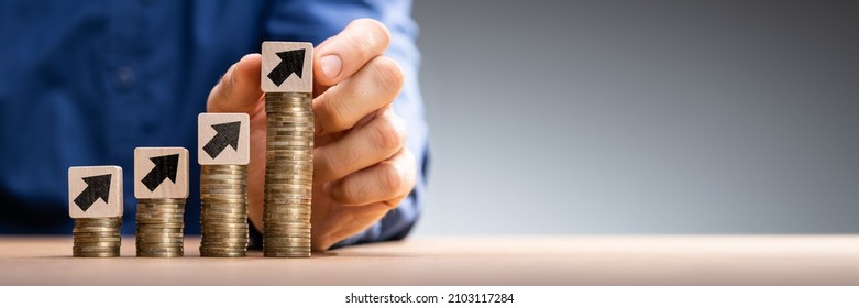 Salary Increase, Insurance Cost And Capital Rise - Shutterstock ID 2103117284