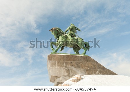 Salavat symbol of Ufa monument