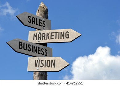 Sale, Marketing, Business, Vision Signpost