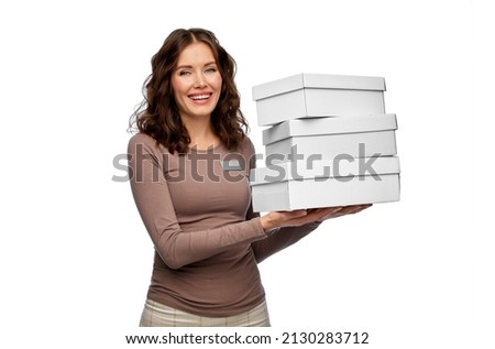 Similar – Image, Stock Photo three boxes, full of freshly harvested different apple varieties