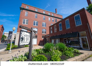 SALEM, MA, USA - JUL. 19, 2019: Gallows Hill Museum Theatre At 7 Lynde Street In Historic City Center Of Salem, Massachusetts MA, USA. 